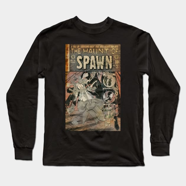 Dave Sim's The Haunt of Spawn (distressed) Long Sleeve T-Shirt by Matt Dow's AMOC TeePublic Shop